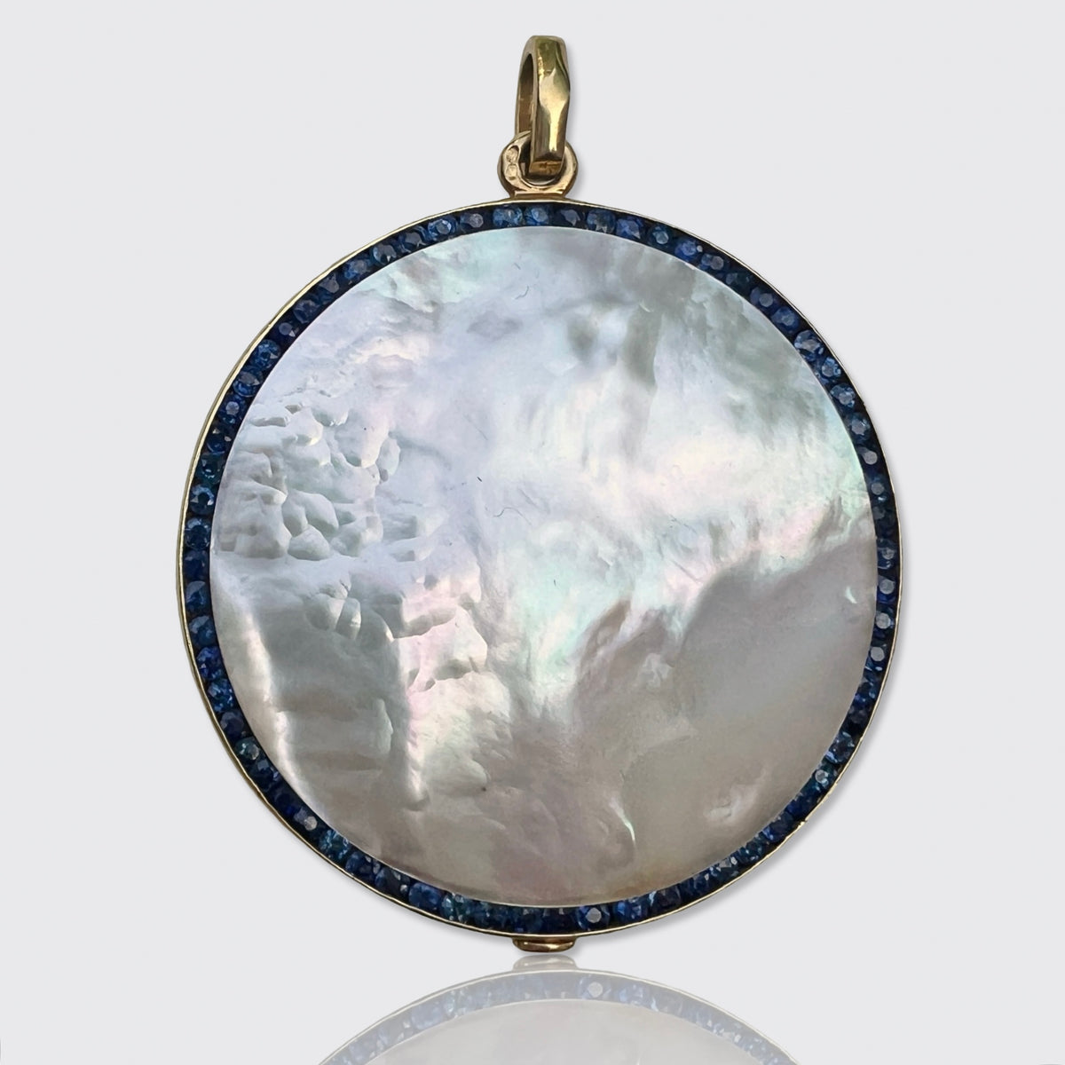 BELLE ÉPOQUE Sapphire 1-1 Belle Epoque Sapphire Mirror Pendant – 21stfinds