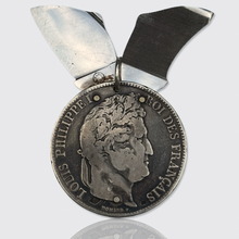 Load image into Gallery viewer, Silver Eloi Pernet Coin Pocket Knife Pendant