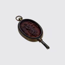 Load image into Gallery viewer, Brass Venus &amp; Cupid Watch Key Pendant