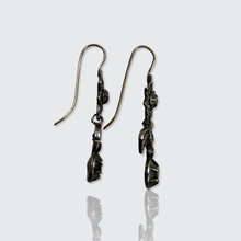 Load image into Gallery viewer, Victorian Rose-Cut Diamond Drop Earrings