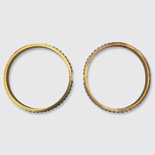 Load image into Gallery viewer, Pair of Victorian Pearl &amp; Enamel Bangle Bracelets