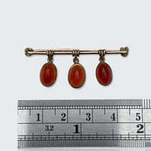 Load image into Gallery viewer, 19th Century Viennese Carnelian Egg Brooch in Original Box