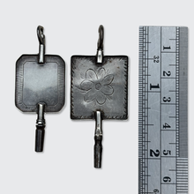 Load image into Gallery viewer, Two Silver 19th Century Swedish Watch Key Pendants