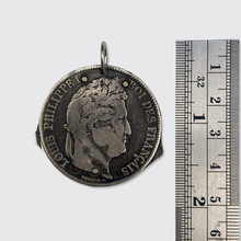 Load image into Gallery viewer, Silver Eloi Pernet Coin Pocket Knife Pendant
