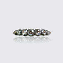 Load image into Gallery viewer, Georgian Seven Stone Rose-Cut Diamond Half Hoop Ring