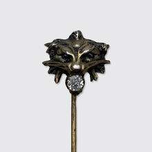 Load image into Gallery viewer, Antique French Gilded Silver Chimera Stickpin