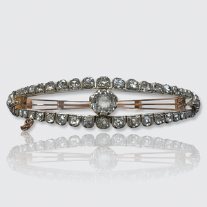 Reserved for J, Payment 1/6: Paste & Diamond Bracelet and ‘Bonheur' Bracelet