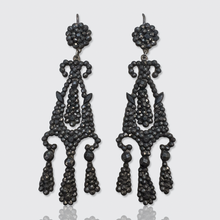 Load image into Gallery viewer, 18th Century Cut Steel Drop Earrings