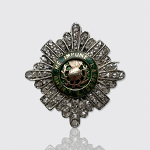 Load image into Gallery viewer, Antique Platinum &amp; Diamond 'Order of the Thistle' Brooch in Original Box
