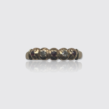 Load image into Gallery viewer, Antique Ruby &amp; Diamond Row Ring