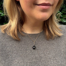 Load image into Gallery viewer, Edwardian Gold &amp; Silver Garnet Drop Pendant