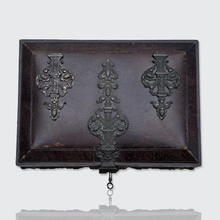 Load image into Gallery viewer, Large Antique Neo-Gothic Jewellery Box with Key