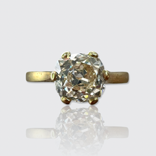 Load image into Gallery viewer, Old Mine-Cut Diamond Solitaire Ring