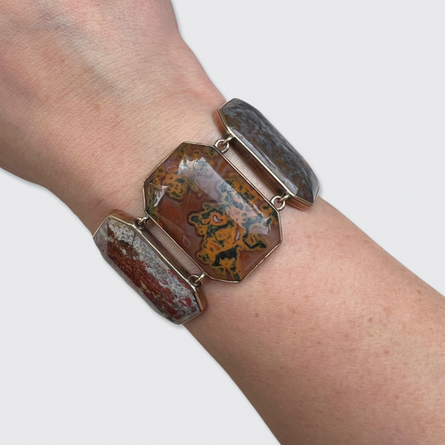 Agate Specimen Panel Bracelet