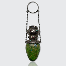Load image into Gallery viewer, 19th Century Viennese Glass Perfume Bottle with Finger Ring