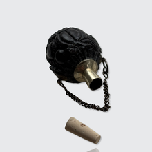 Load image into Gallery viewer, 19th Century Carved Coconut Portrait Perfume Flask Pendant
