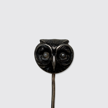 Load image into Gallery viewer, Antique Silver Owl Stickpin