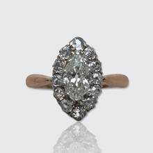 Load image into Gallery viewer, Belle Epoque Marquise Diamond Cluster Ring