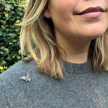 Load image into Gallery viewer, Rose-Cut Diamond Eagle Pin