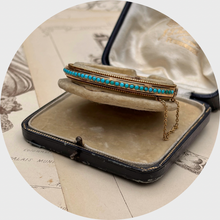 Load image into Gallery viewer, Victorian 18k Gold Turquoise Bracelet