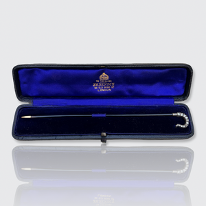 Rose-Cut Diamond Hairpin in Original Fitted Box
