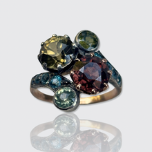Load image into Gallery viewer, Belle Epoque Zircon Toi et Moi Ring
