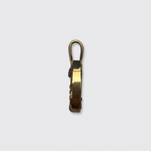 Load image into Gallery viewer, Reversible Emerald / Ruby Horseshoe Pendant
