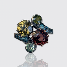Load image into Gallery viewer, Belle Epoque Zircon Toi et Moi Ring