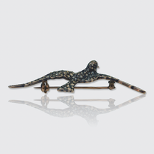 Load image into Gallery viewer, 19th Century Rose-Cut Diamond Bird Brooch
