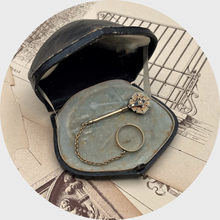 Load image into Gallery viewer, Victorian Handkerchief Holder with Ring