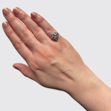 Load image into Gallery viewer, Antique Rose-Cut Diamond Witch's Heart Ring