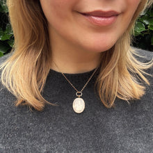 Load image into Gallery viewer, Victorian Hairwork Mourning Pendant