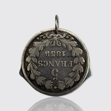Load image into Gallery viewer, Silver Eloi Pernet Coin Pocket Knife Pendant