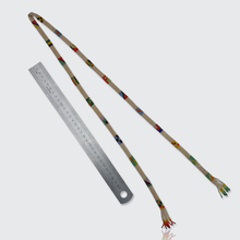 Load image into Gallery viewer, Art Deco Beaded Flag Flapper Necklace