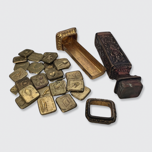 Victorian Two Tone Wax Seal Travel Case