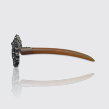 Load image into Gallery viewer, Victorian Silver &amp; Paste Hair Comb