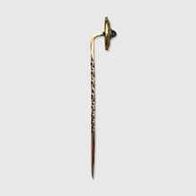 Load image into Gallery viewer, Antique Sapphire Shield Stickpin