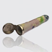 Load image into Gallery viewer, Antique Porcelain and Silver Asparagus Etui