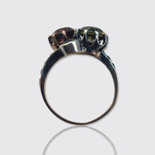 Load image into Gallery viewer, Belle Epoque Zircon Toi et Moi Ring
