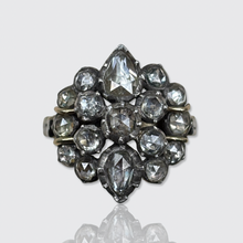 Load image into Gallery viewer, Rose-Cut Diamond Cluster Ring