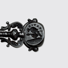 Load image into Gallery viewer, 18th Century Iron Swivel Watch Fob with Three Seals