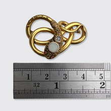 Load image into Gallery viewer, Victorian Coiling Snake Brooch