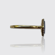 Load image into Gallery viewer, Vintage Hexagonal Lapis Lazuli &amp; Diamond Ring