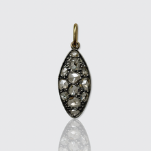 Load image into Gallery viewer, 19th Century Rose-Cut Diamond Marquise-Shaped Pendant