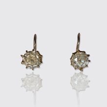 Load image into Gallery viewer, Victorian Old Mine-Cut Diamond Solitaire Earrings