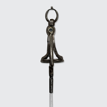 Load image into Gallery viewer, 18th Century Iron Swivel Watch Key Fob
