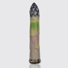 Load image into Gallery viewer, Antique Porcelain and Silver Asparagus Etui
