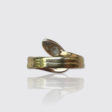 Load image into Gallery viewer, Victorian Rose-Cut Diamond Snake Ring