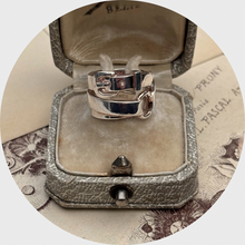 Load image into Gallery viewer, Vintage Silver Débridée Ring, Hermès