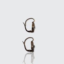 Load image into Gallery viewer, Belle Epoque Rose-Cut Diamond Leverback Earrings